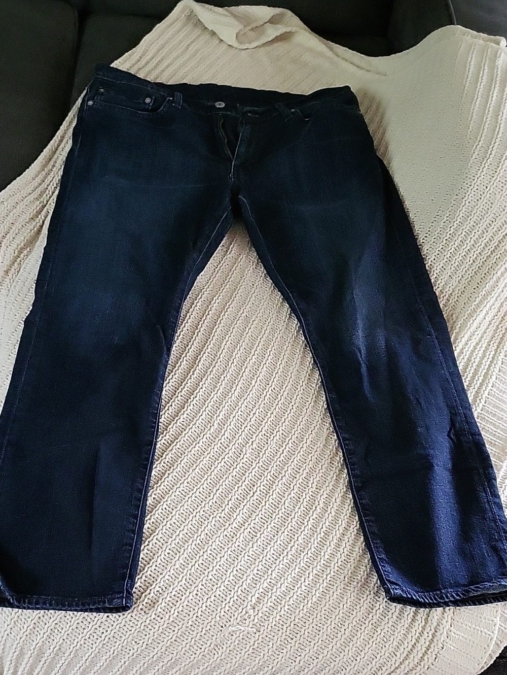 Levi's Men's Navy Straight-Leg Jeans